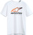 ALPINESTARS Aligned CSF T-Shirt - White - Large 1235-72315-20-L