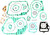 ATHENA Complete Gasket Kit - Honda P400210850073