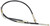 PARTS UNLIMITED Black Vinyl Throttle Cable - Ski Doo