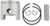 PARTS UNLIMITED Piston Assembly - 72.00 mm - Polaris