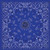 BOBSTER Bandanna 100% Cotton Navy Paisley Premium 22 X 22 In. B002