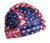 BOBSTER Vented Flydanna; 100% Polyester Mesh Wavy American Fl ZX265