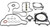 VERTEX 8080072 Complete Gasket Kit Without Seals