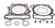 VERTEX 8100053 Top End Gasket Kit