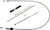 MAGNUM SHIELDING Polished Stainless Quick Connect Upper Clutch Cable - 34" 5234HE