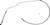 MAGNUM SHIELDING Brake Line - Black - Indian SBB1422-46
