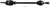 MOOSE OFFROAD Axle Assembly - Complete - Standard - Front Left - '14 CF Moto Z-Force 800 EX