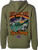 Dbk Boneyard Youth Hoodie Military Green Yx YH-BONEYARD-GRN-XL