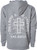 Dbk Multiply Zip Hoodie Gunmetal Heather Sm AHZ-MULTIPLY-GUN-S
