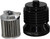 Pcracing Flo Reusable Steel Oil Filter Hd Black PCS4B