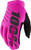 100% Brisker Women'S Gloves Neon Pink/Black Sm 10005-00006