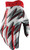 100% Ridefit Gloves White/Red Xl 10046-00024