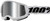 100% Strata 2 Goggle White Mirror Silver Lens 50028-00019