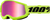 100% Strata 2 Junior Goggle Neon Yellow Mirror Pink Lens 50032-00010