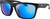 Bobster Route Sunglasses Matte Black W/Pur Hd/Light Blue Revo Mirr BROU001H