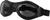 Bobster Bugeye Sunglasses Black W/Smoke Reflective Lens BA001R
