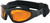 Bobster Gxr Sunglasses Black W/Amber Lens GXR001A