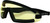 Bobster Wrap Around Sunglasses Black W/Yellow Lens BW201Y