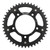 Supersprox Rear Stealth Sprocket Alu/Stl 44T-520 Blk Duc RST-743-44-BLK