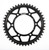 Supersprox Rear Edge Sprocket Steel 45T-525 Blk Suz/Yam RFA-480-45-BLK