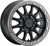 Raceline Wheels Wheel - Alpha - Front/Rear - Black/with Gun Metal Ring - 17x7 - 5/4.5 - 6+1 (+40 mm) A14BG-77012+40