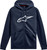 Alpinestars Ageless Zip Hoodie V3 Navy/White Sm 1244-51490-7020-S