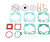Athena Top End Gasket Kit Husq/Ktm P400270600099