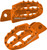 Zeta Aluminum Footpegs Orange ZE93-1817