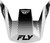 Fly Racing Rayce Sonar Helmet Visor White/Black Ys-Yl 73-3650VY