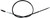 Motion Pro Black Vinyl Idle Cable 06-0442