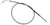 Motion Pro Black Vinyl Throttle Pull Cable 05-0122
