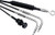 Motion Pro Black Vinyl Clutch Lw Cable 06-0355
