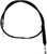 Motion Pro Black Vinyl Clutch Lw Cable 06-0369