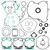 Vertex Complete Gasket Set With Oil Seals 811338