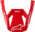 ALPINESTARS SM3 Visor - Redium - Red/Red Fluo/White 8980526-3216