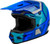 FLY RACING Youth Kinetic Scrap Helmet Blue/Light Blue/Grey Ym 73-2007YM