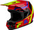 FLY RACING Youth Kinetic Scrap Helmet Red/Hi-Vis/Purple/Black Ym 73-2008YM