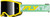 FLY RACING Zone Goggle Yellow/Green W/ Black Mirror/Smoke Lens 37-51543