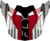 FLY RACING Formula Cc Strike Visor Grey/Red/Black/White Md/Lg 73-4362VM