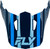 FLY RACING Kinetic SYNC Helmet Visor Navy/Blue/Light Blue Md/Lg 73-2003VM