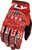 FLY RACING Kinetic Blur Gloves Red/Maroon Sm 380-412S
