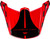FLY RACING Kinetic Lite Rival Hlmt Visor Gloss Red/Black 73-3476V