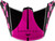 FLY RACING Kinetic Lite Rival Hlmt Visor Gloss Black/Pink 73-3477V