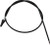 MOTION PRO Black Vinyl Speedo Cable 06-0109