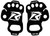 RISK RACING Risk Racing Palm Protectors Ultra Thin Black Extra Large 12699