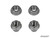 Polaris Ranger XP 900 Portal Gear Lift Recessed Nut Kit -