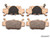 Honda Talon 1000 Sintered Brake Pads - Rear