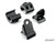 Whip Light Mounting Brackets - Formed Cage - Vertical