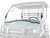Kawasaki Mule SX Half Windshield -