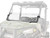 Polaris Ranger Midsize Half Windshield (2015+) -